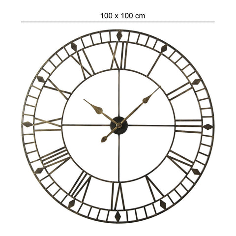 EOS -  Wall Clock with Roman Numerals - 100x100