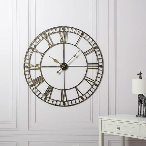 EOS -  Wall Clock with Roman Numerals - 100x100