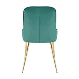 Hamilton - Dining Chair in Velvet - (Grey, Pink, Green)