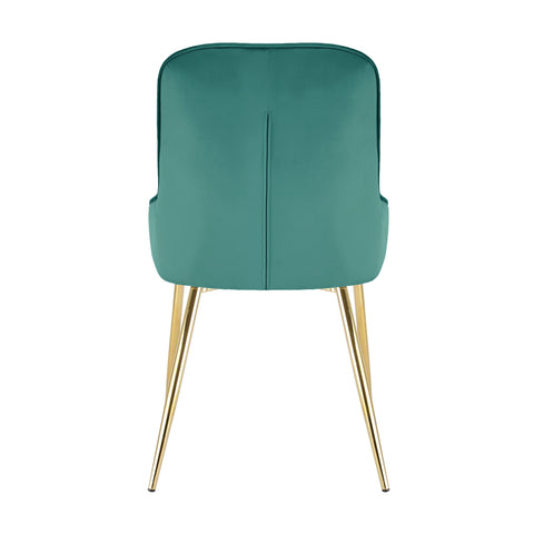 Hamilton - Dining Chair in Velvet - (Grey, Pink, Green)