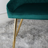 Hamilton - Dining Chair in Velvet - (Grey, Pink, Green)