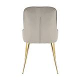 Hamilton - Dining Chair in Velvet - (Grey, Pink, Green)