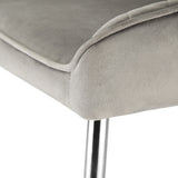 Hamilton - Dining Chair in Velvet - (Grey, Pink, Green)