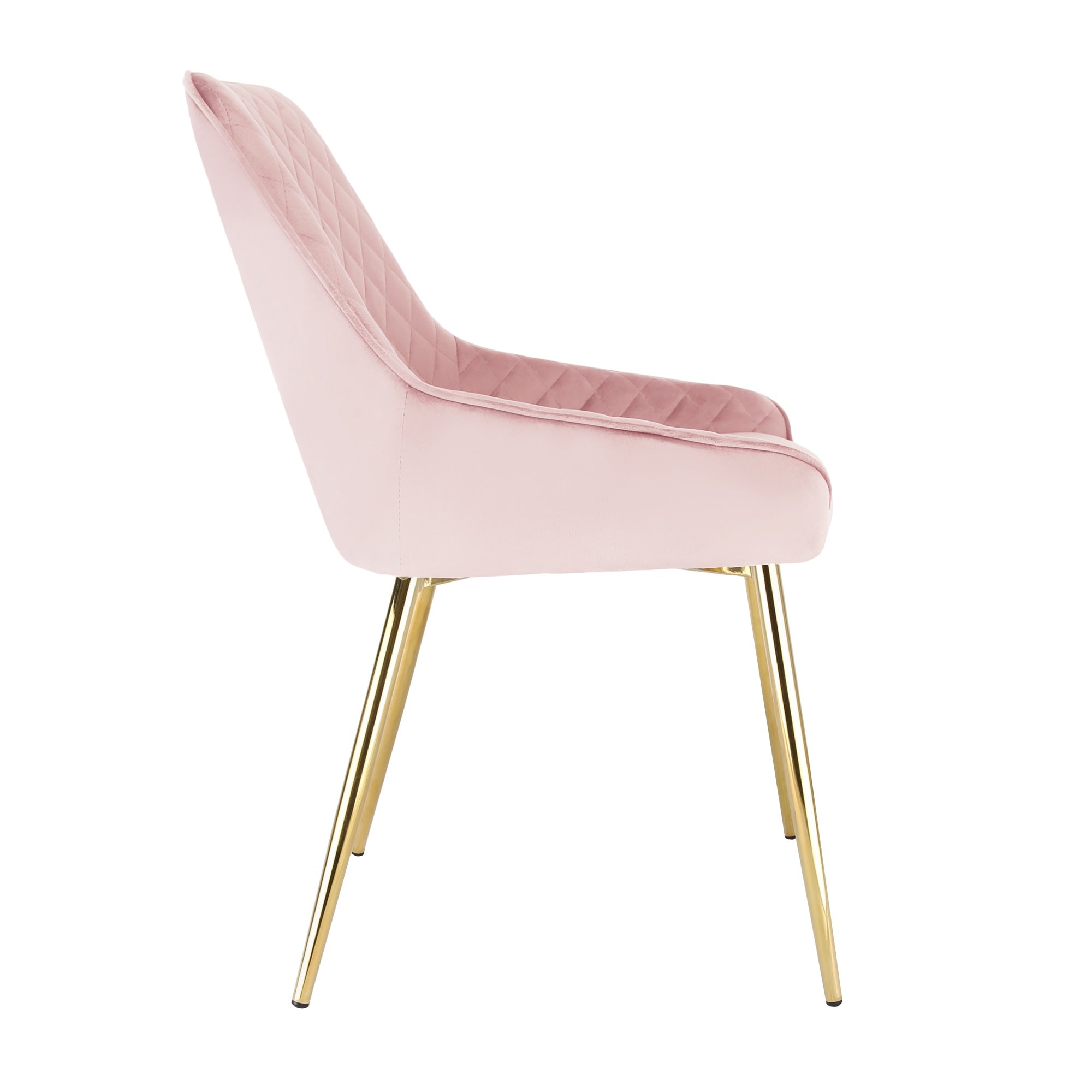 Hamilton - Dining Chair in Velvet - (Grey, Pink, Green)