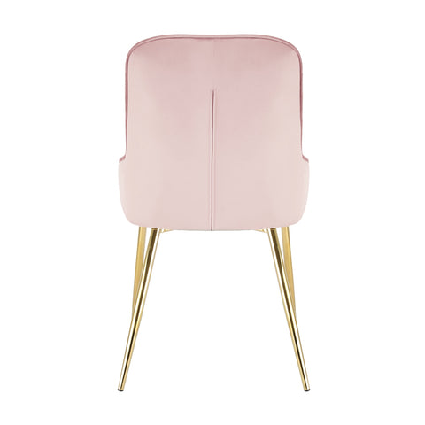 Hamilton - Dining Chair in Velvet - (Grey, Pink, Green)