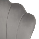 Mini Flora Velvet - Dining Chairs - Set of 2 - Floral-Designed Backrest