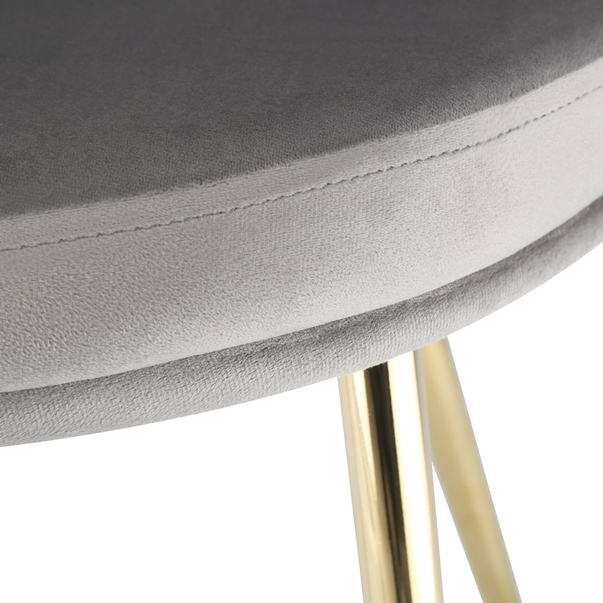 Mini Flora Velvet - Dining Chairs - Set of 2 - Floral-Designed Backrest