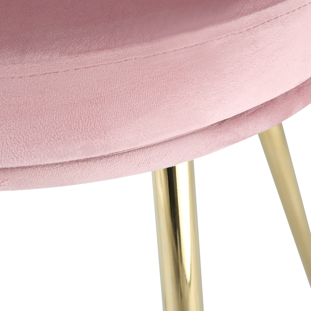 Mini Flora Velvet - Dining Chairs - Set of 2 - Floral-Designed Backrest