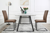 Nestor - Industrial Dining Chair - (Tan, Brown, Grey)