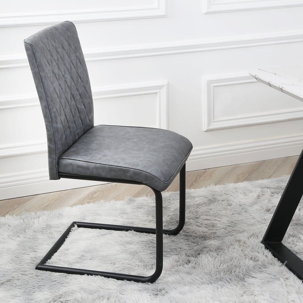 Nestor - Industrial Dining Chair - (Tan, Brown, Grey)