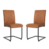 Nestor - Industrial Dining Chair - (Tan, Brown, Grey)