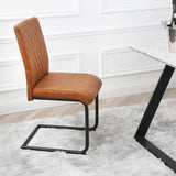 Nestor - Industrial Dining Chair - (Tan, Brown, Grey)
