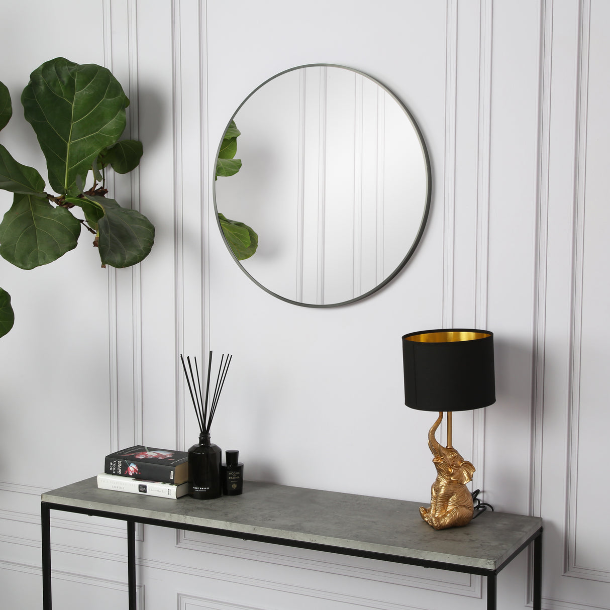 Pandora - Round Wall Mirror - 80x80 cm