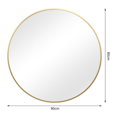 Pandora - Round Wall Mirror - 80x80 cm