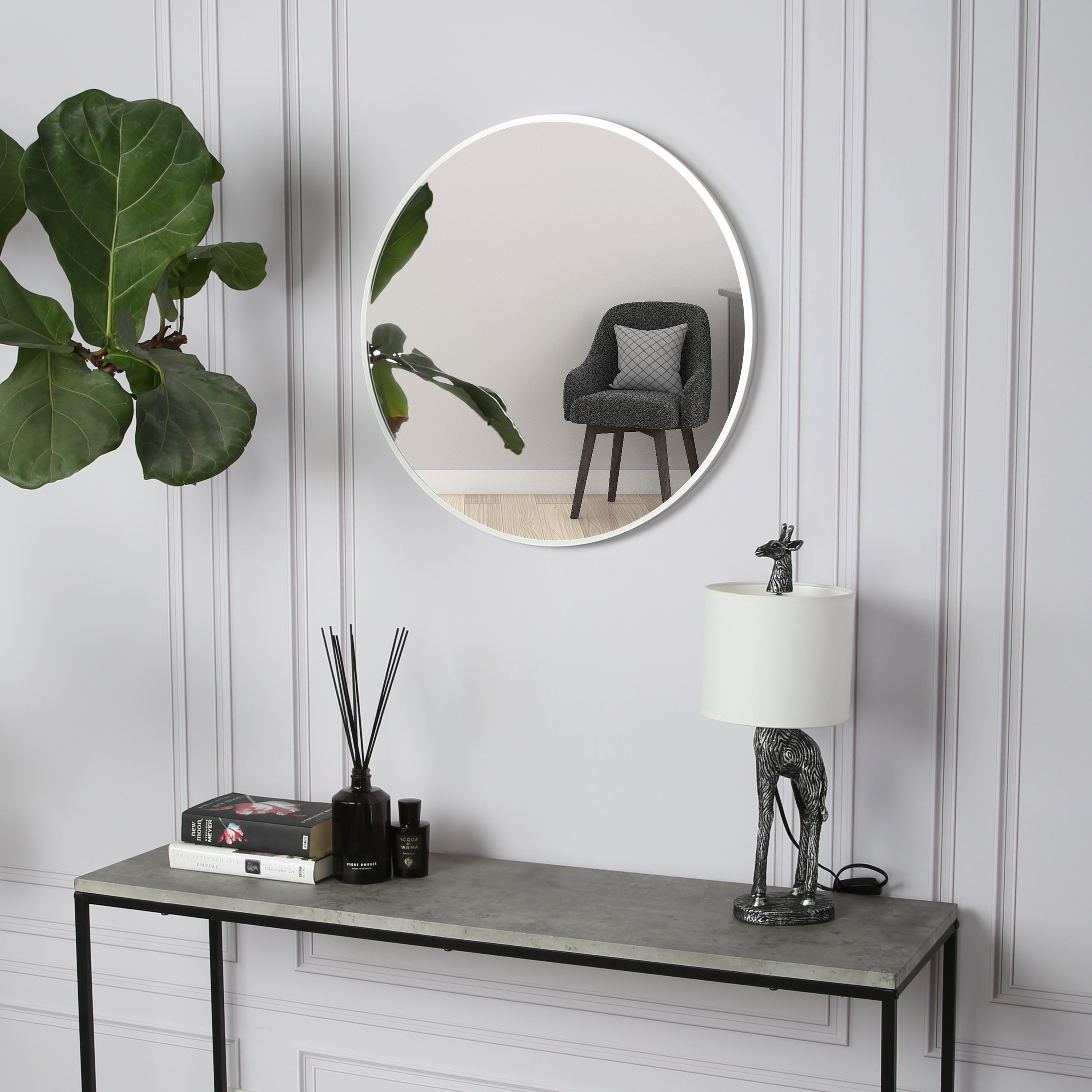 Pandora - Round Wall Mirror - 80x80 cm