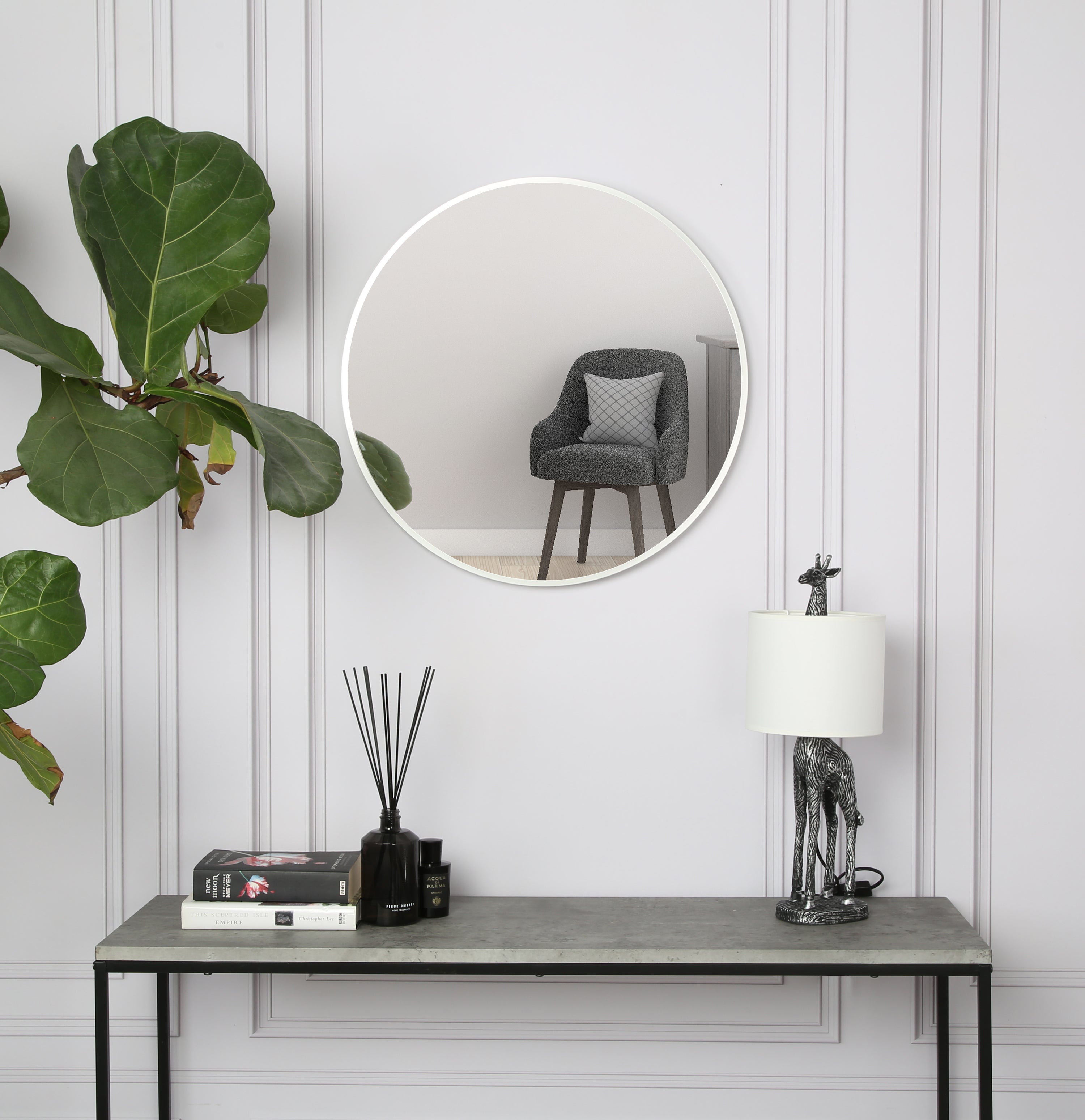 Pandora - Round Wall Mirror - 80x80 cm