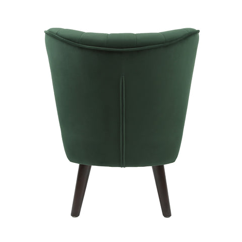 Shaun - Velvet Accent Chair - (Green, Grey, Teal, Pink)