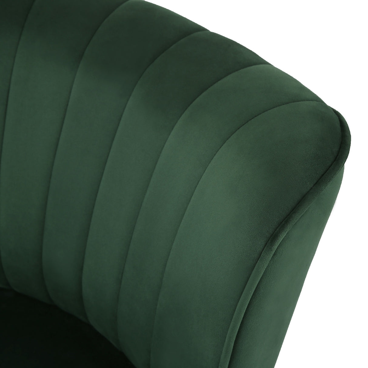 Shaun - Velvet Accent Chair - (Green, Grey, Teal, Pink)