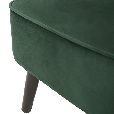 Shaun - Velvet Accent Chair - (Green, Grey, Teal, Pink)