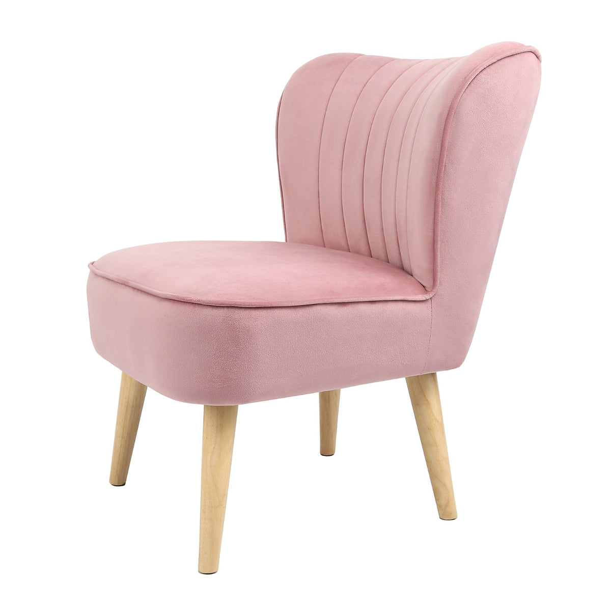 Shaun - Velvet Accent Chair - (Green, Grey, Teal, Pink)