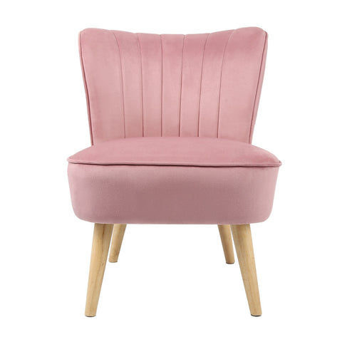 Shaun - Velvet Accent Chair - (Green, Grey, Teal, Pink)