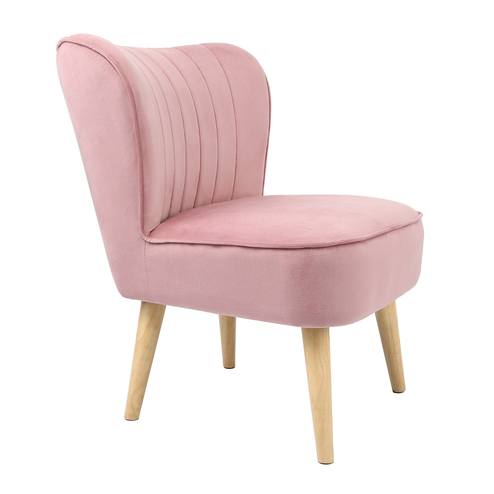 Shaun - Velvet Accent Chair - (Green, Grey, Teal, Pink)