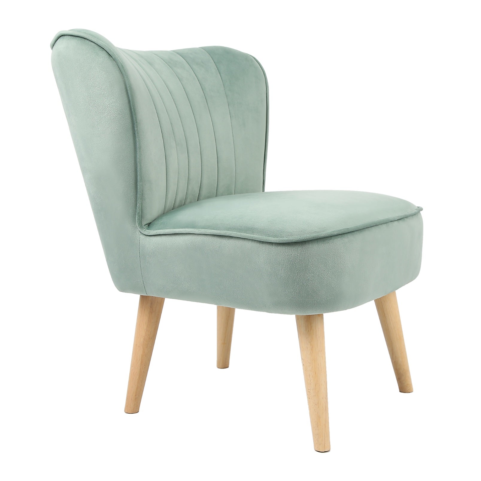 Homebase green deals velvet chair