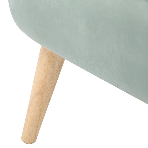 Shaun - Velvet Accent Chair - (Green, Grey, Teal, Pink)