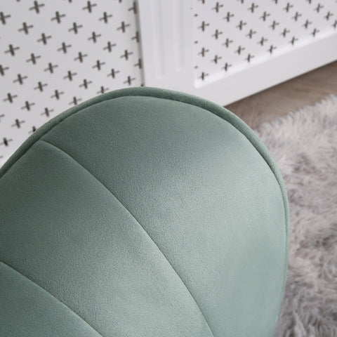 Shaun - Velvet Accent Chair - (Green, Grey, Teal, Pink)