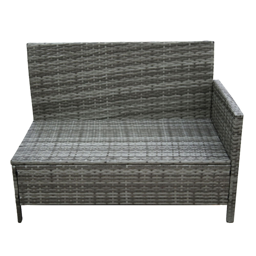 Thalia - Rattan Corner Sofa & Dining Set - 9 Seater