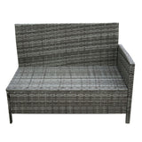 Thalia - Garden Corner Sofa Set with Cushions - 9 Seater Rattan Dining Set