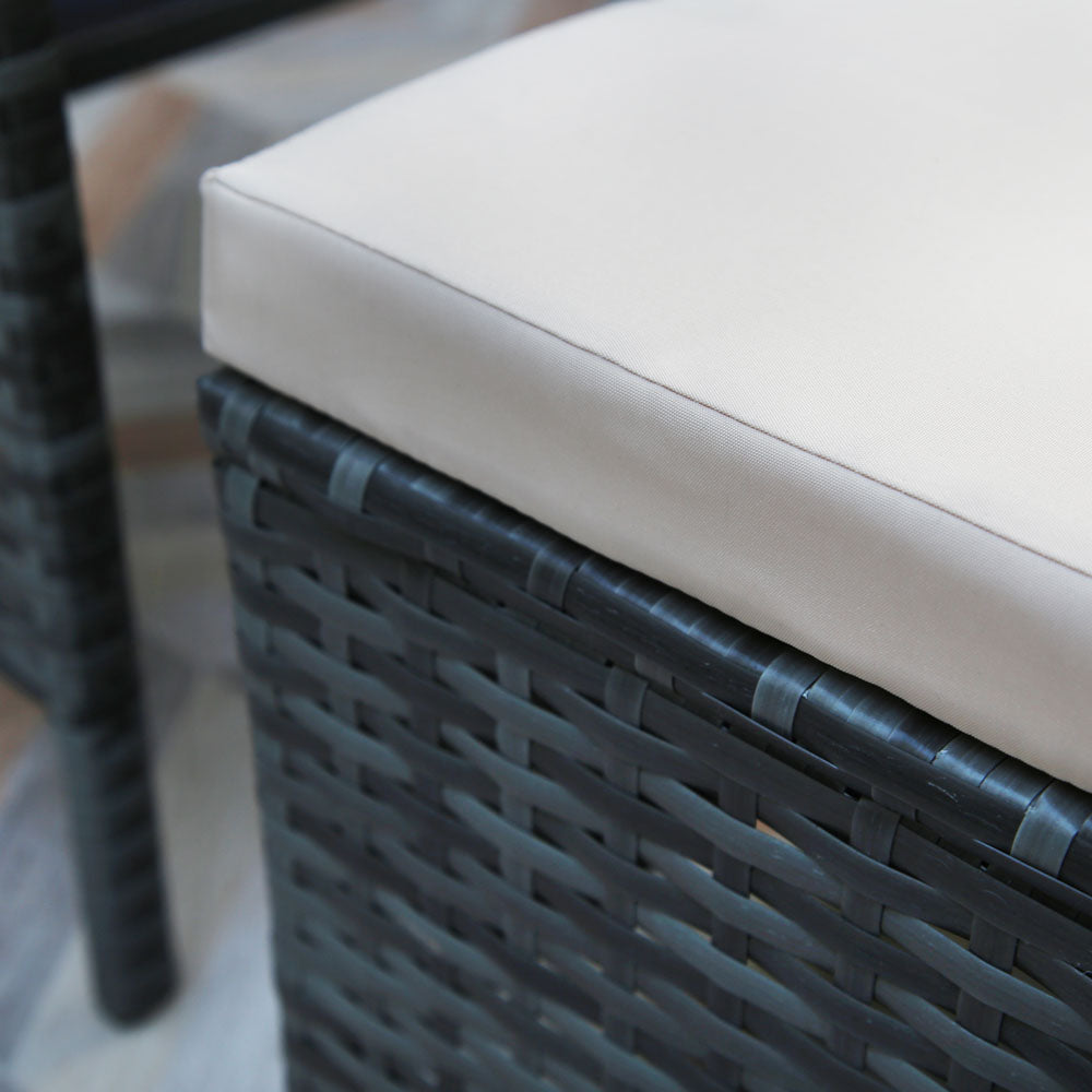 Thalia - Garden Corner Sofa Set with Cushions - 9 Seater Rattan Dining Set