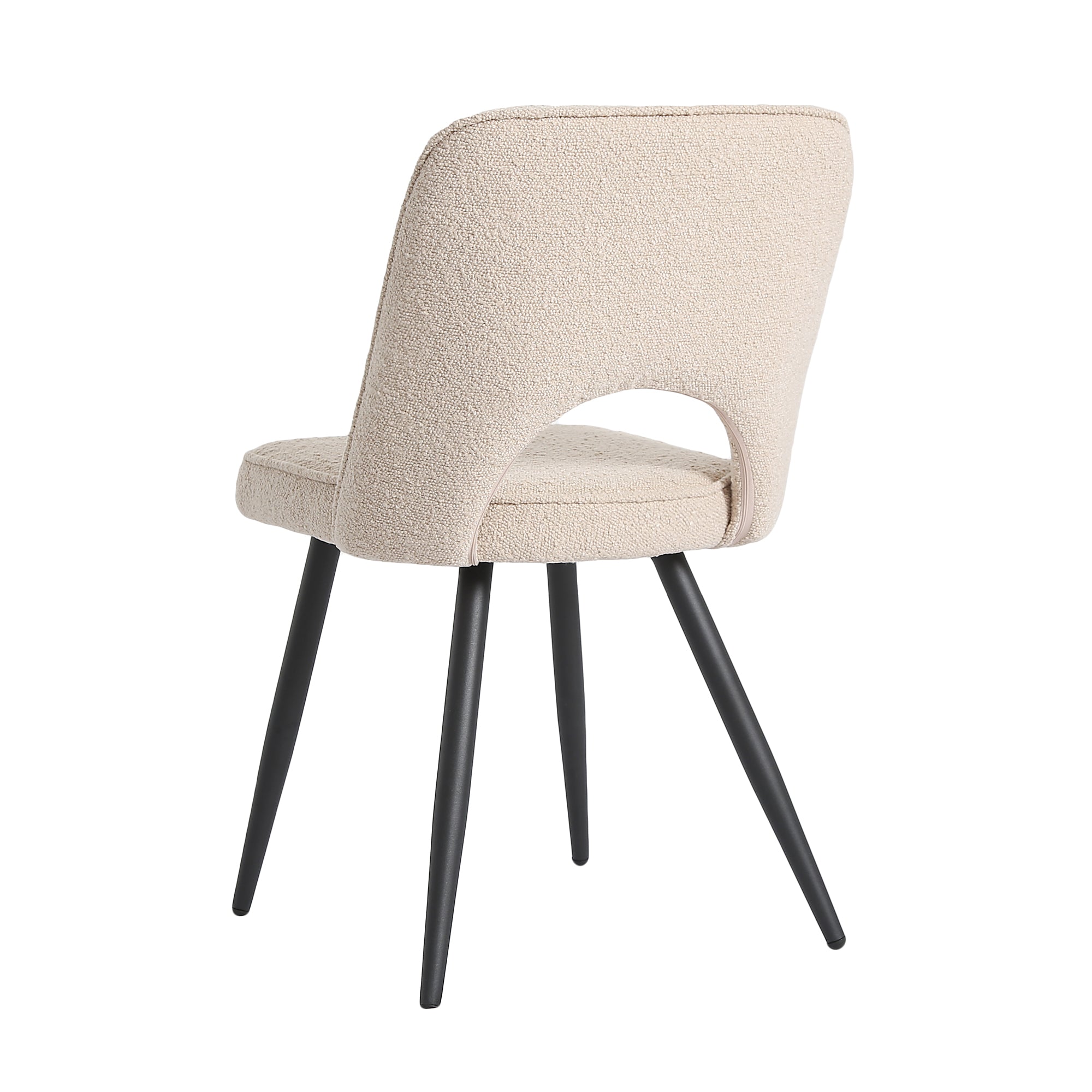 Thetis - Boucle Dining Chair - Set of 2 - Cream