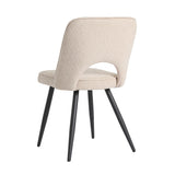 Thetis - Boucle Dining Chair - Set of 2 - Cream