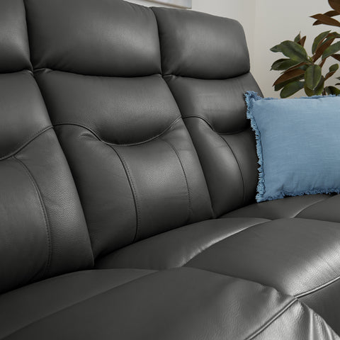 Medusa Recline Sofa Set - Power Reclining Sofas in Leather