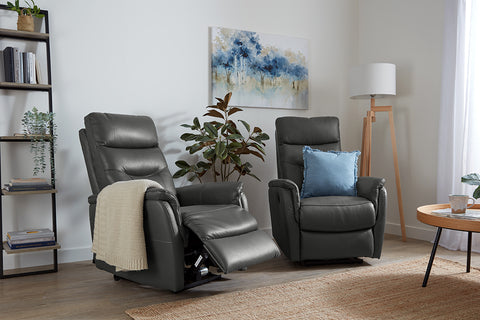 Medusa Recline Sofa Set - Power Reclining Sofas in Leather